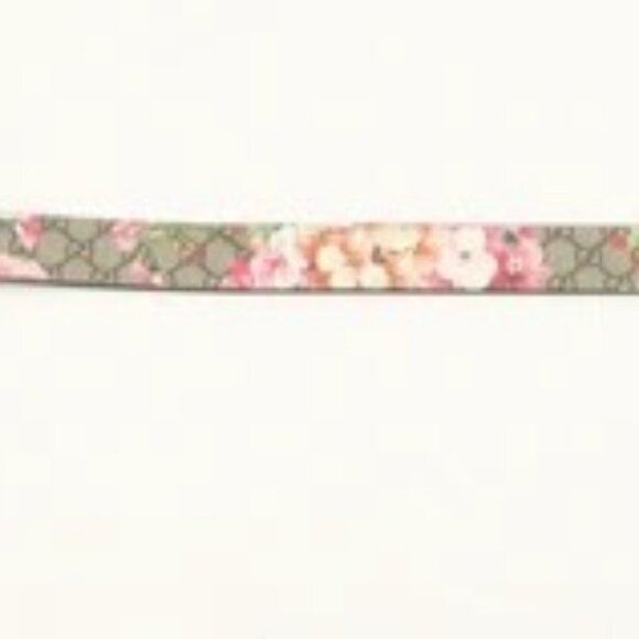 GG Plus Monogram Blooms Plaque Beige Multicolor Dry Rose Belt Size 90/36 - Picture 5 of 15